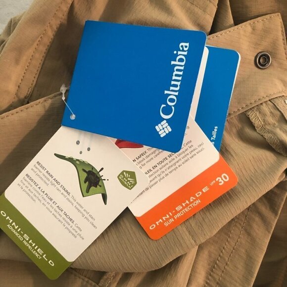 NWT Columbia Court Short  Tan Ladies 16 - Picture 8 of 15